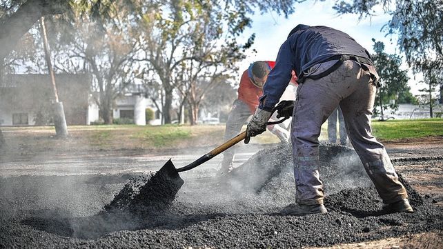 Trabajos de bacheo en la ciudad de Santa Fe&nbsp;