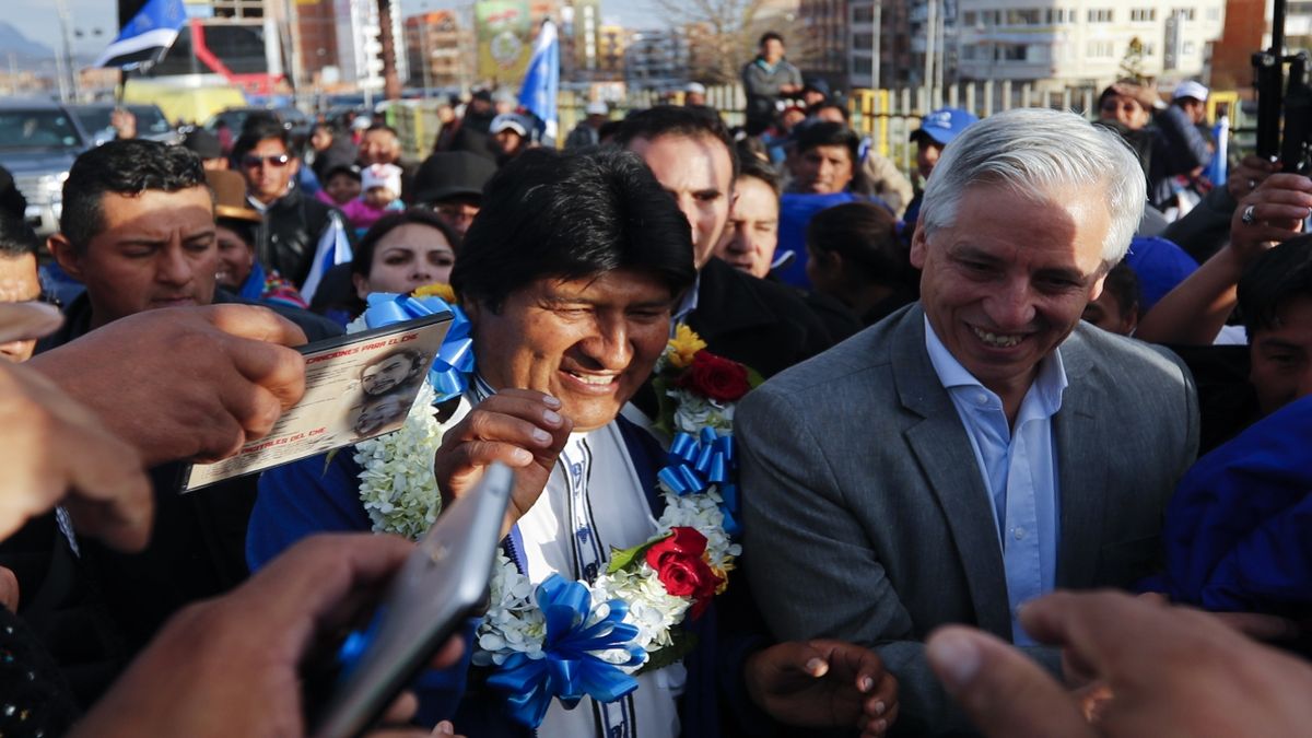 Alvaro García Linera se presenta en Rosario por primera vez