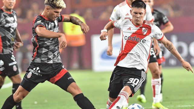 River está venciendo a Barracas Central.