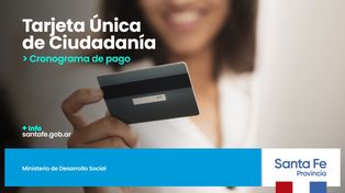La provincia acredita los fondos de la Tarjeta Única de Ciudadanía
