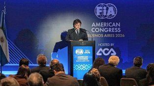 Javier Milei en el congreso de la FIA: Queremos ver a Colapinto en el país
