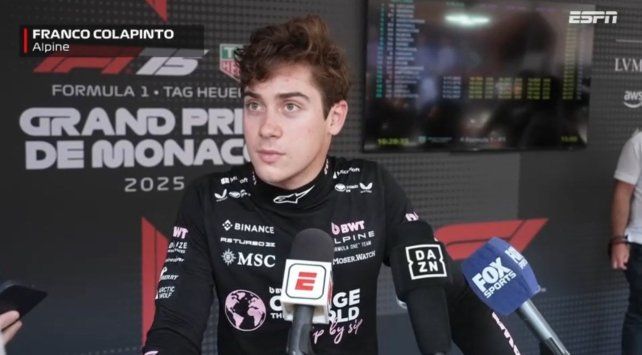 Colapinto tras el GP de Mónaco: Fue un domingo mejor, pero hay que seguir mejorando