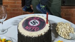 Misiones: festejó su cumpleaños con una torta nazi decorada con una esvástica