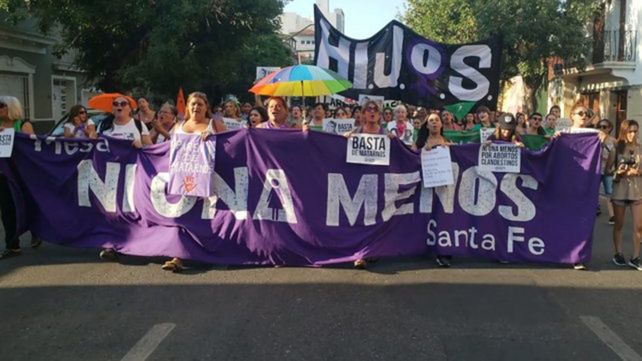 En Santa Fe exigieron justicia por Fátima Acevedo
