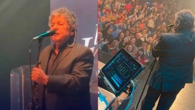 Cacho Deicas volvió a cantar en público tras su salida de Los Palmeras