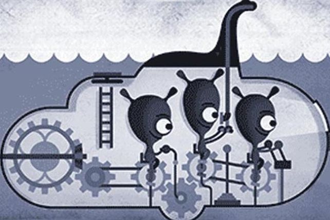 Google se suma a la búsqueda y le rinde homenaje al mítico monstruo del lago Ness