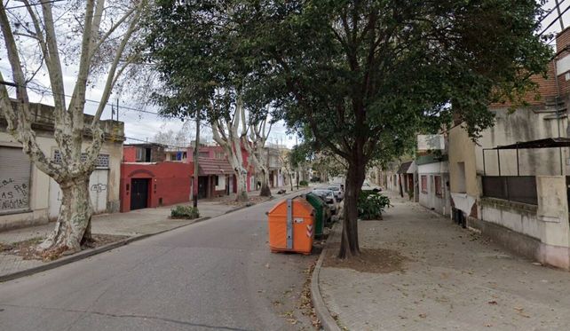 La esquina donde cayó sin vida el cartonero tras un ataque con un elemento cortopunzante.