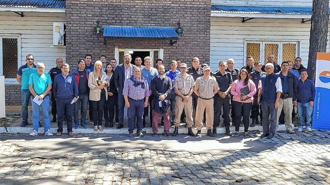 En la delegación local de la Prefectura Naval se realizó la reunión logística de la Maratón Santa Fe-Coronda.