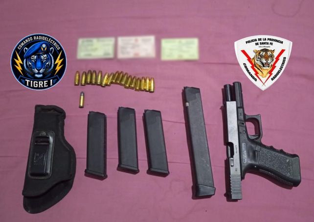 Violencia de género: un hombre agredió a su pareja y fue detenido con una pistola cargada.