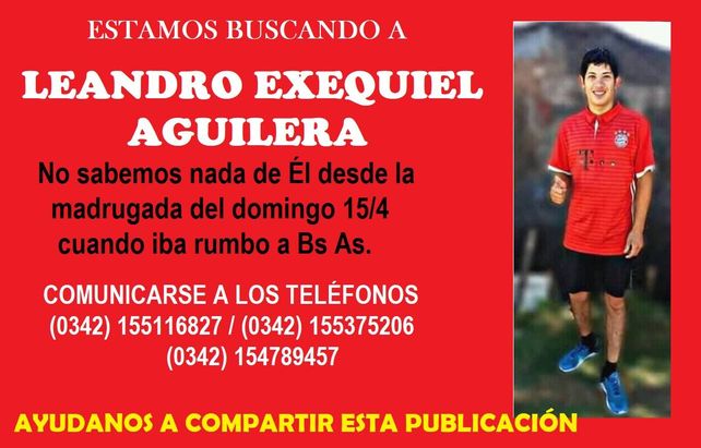 Buscan a un joven de Alto Verde