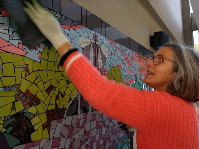 Mosaiquismo, el simbólico placer de tomar lo roto y transformarlo en arte