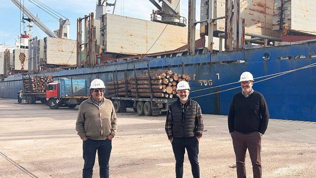 El buque Ruby Confidence carga en Ibicuy. La provincia busca consolidar al puerto de Ibicuy como centro del comercio y la producción de la región.&nbsp;