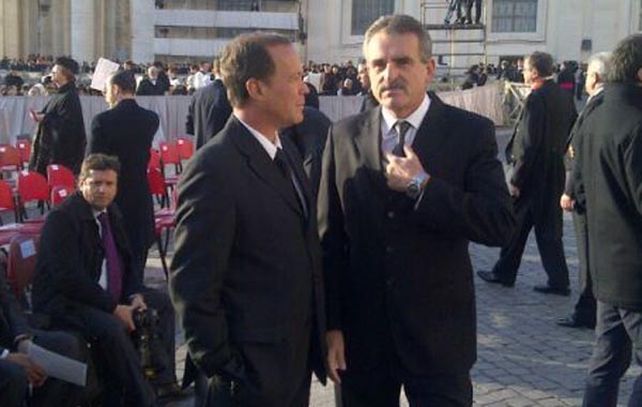 Rossi y el senador Giustiniani