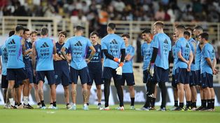 Messi acaparó la atención en la práctica de la selección a puertas abiertas
