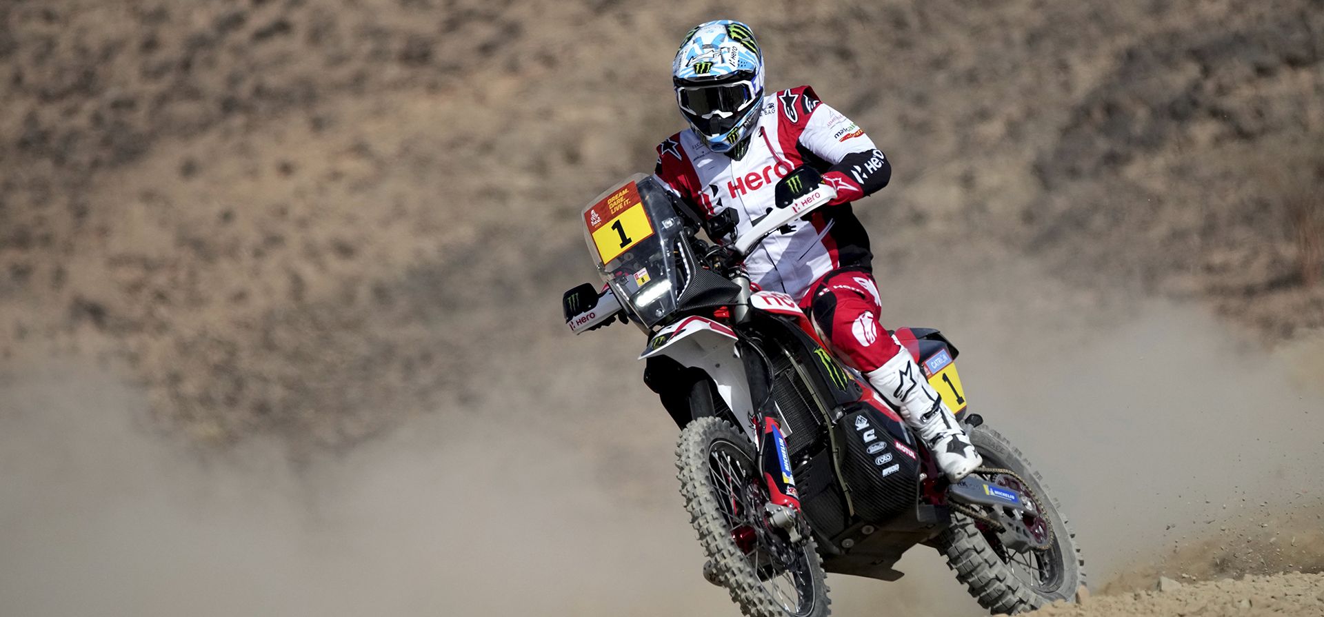 El piloto Ross Branch compite durante el prólogo del Rally Dakar en Bisha, Arabia Saudita, el viernes 3 de enero de 2025. (Foto AP/Christophe Ena)