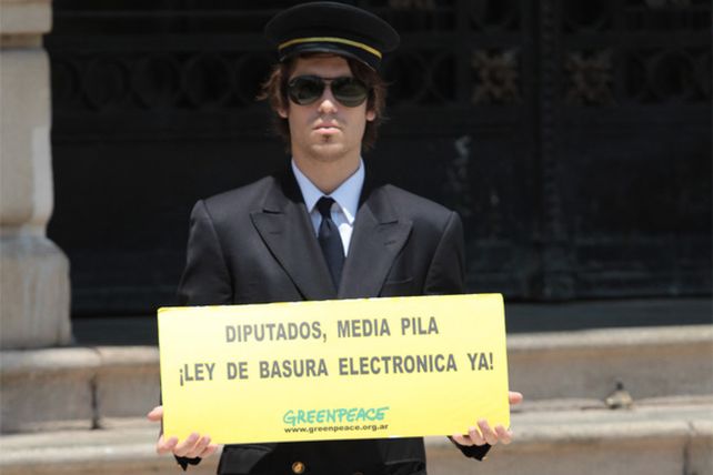 Greenpeace exige a Diputados locales el tratamiento de la Ley de Basura Electrónica