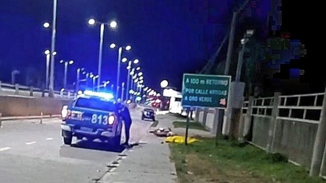 Un motociclista murió en un choque en el Acceso Sur a Paraná