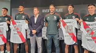 River presentó sus cuatro refuerzos y ratificó que no buscará reemplazo por el lesionado Zuculini.
