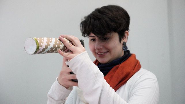 La experimentación con la óptica fue uno de los atractivos de la muestra.
