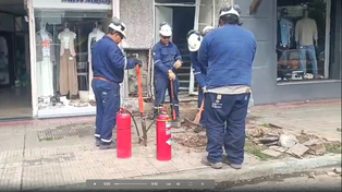 Un auto subió a la vereda y destruyó un gabinete de gas: un edificio quedó sin servicio