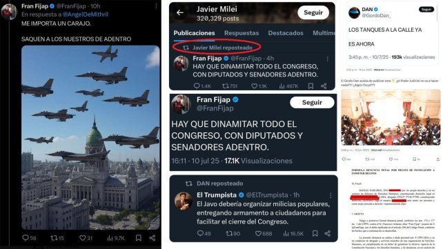 El diputado nacional Hugo Yasky criticó al Poder Judicial frente a mensajes violentos difundidos por cuentas libertarias durante un debate en el Senado.