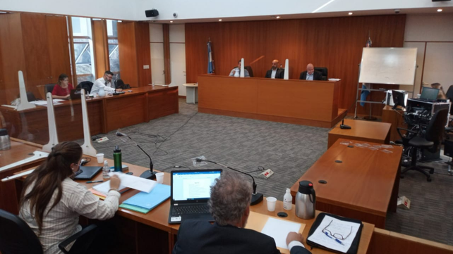 Los jueces del Tribunal. Rafael Coria