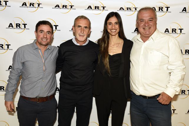Nico Morales, Sergio Gala, Daniela Degano y Gustavo Barrera