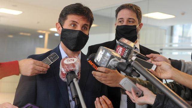 Los fiscales de Criminalidad Organizada Luis Schiappa Pietra y Matías Edery.&nbsp;