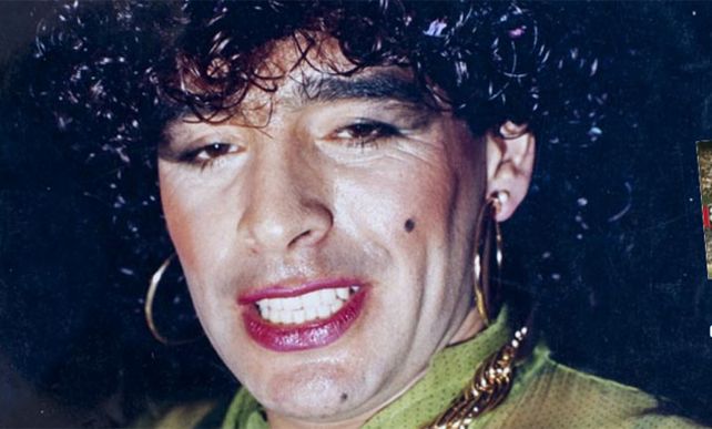Una de las imágenes de Diego que ilustra la polémica publicación.