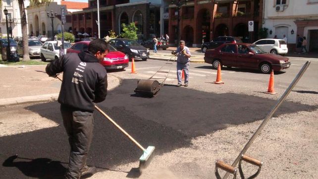 Cortes y desvíos por obras de bacheo