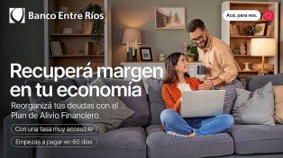 Banco Entre Ríos ofrece hasta 60 cuotas para refinanciar deudas