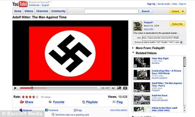 Procesan al autor de un video nazi posteado en Youtube