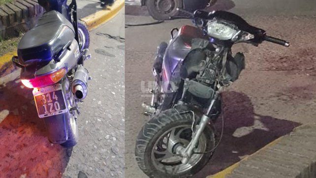 La moto robada