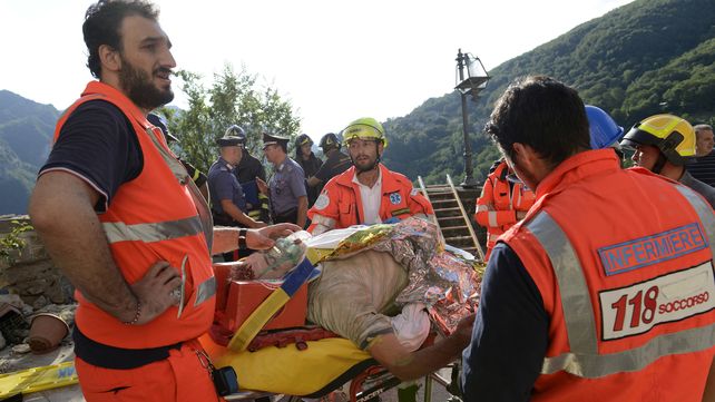 Las estremecedoras imágenes del sismo que sacudió a Italia