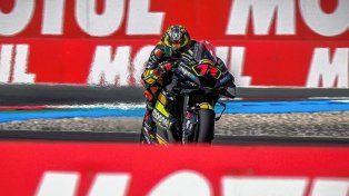 Bezzecchi voló en la segunda sesión de prácticas del MotoGP