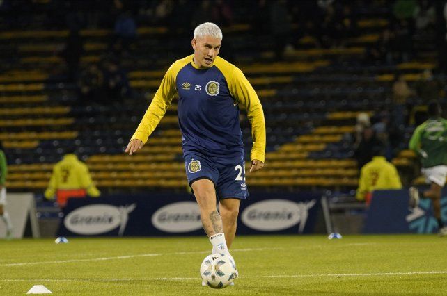 Enzo Copetti tuvo un choque en el calentamiento.&nbsp;