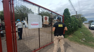 Uno de los inmuebles allanados en el Gran Rosario, en el marco de un amplio operativo contra el robo de cobre.&nbsp;