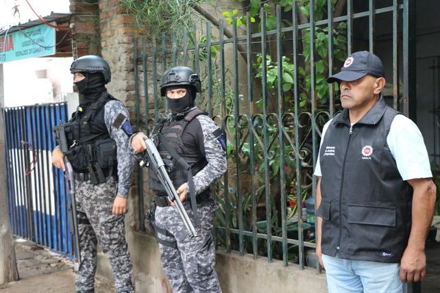 Los allanamientos fueron realizados el viernes en el barrio 7 de Septiembre.