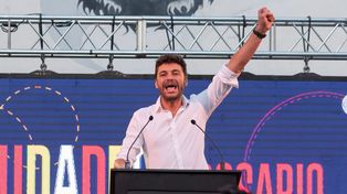 Juan Monteverde, referente y concejal de Ciudad Futura, fue el encargado de abrir el encuentro internacional Ciudades sin Miedo.