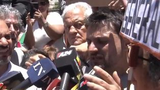 Grabois presente en la marcha de este miercoles.