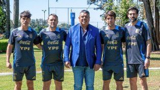 El Chino Garcé se sumó al cuerpo técnico de la Selección Sub 20