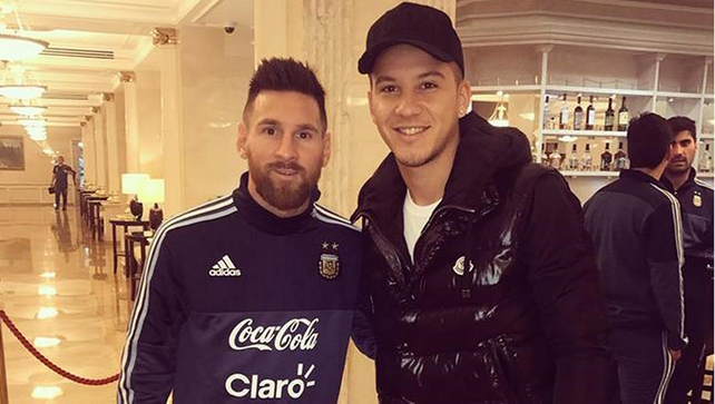 El increíble blooper de Leo Messi con Sebastián Driussi