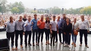 San Guillermo. “Estamos muy felices por el trabajo mancomunado”, declaró el senador Felipe Michlig.