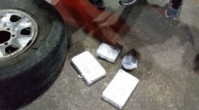 La droga secuestrada.