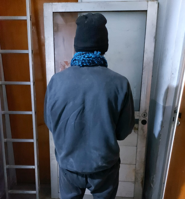 El ladrón que se había apoderado de cuatro bicicletas públicas.&nbsp;