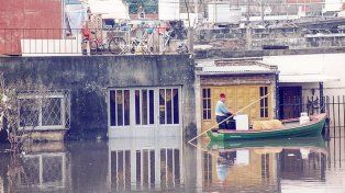 Imágenes de la inundación por el río Salado en la ciudad de Santa Fe