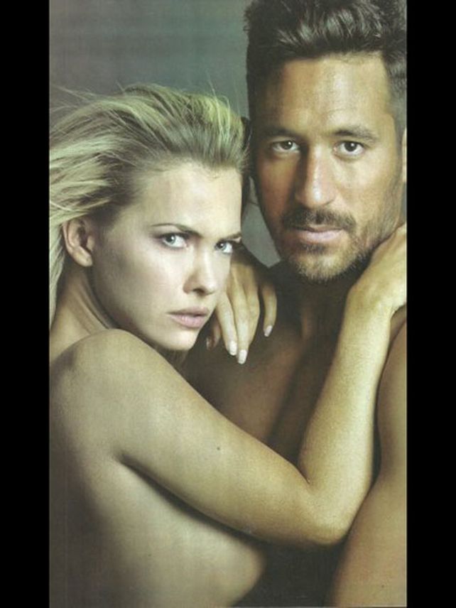 Alejandra Maglietti y Jonás Gutiérrez, desnudos