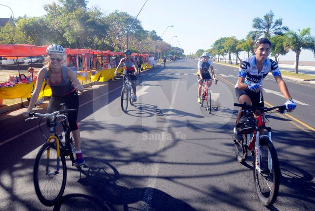 Diario UNO estuvo en el Biciencuentro ayer en la costanera.
