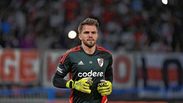Ezequiel Centurión es el arquero de River ante el Racing cordobés.