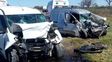 Tragedia en la autopista Santa Fe - Rosario. Tres personas murieron en un impresionante choque frontal. Foto: Rosario 3